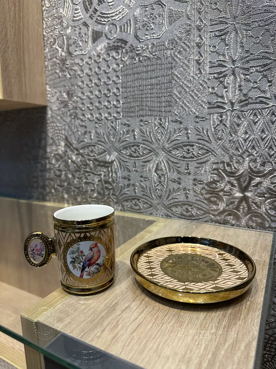Altın Kafes Serisi Fincan Takımı - Aydarya Store mutfak ve çeyiz koleksiyonu, 3. görünüm