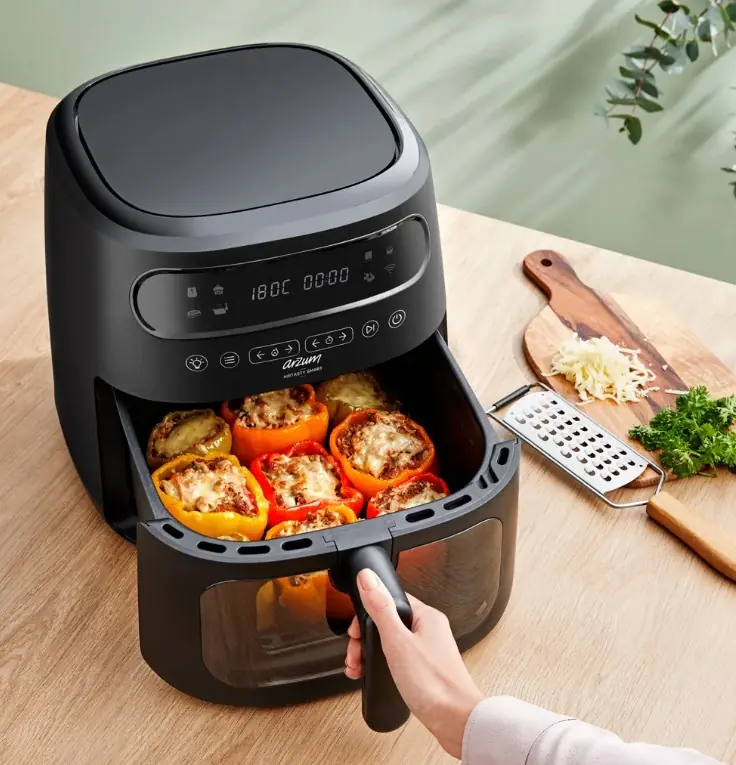 ARZUM Airtasty Smart 7.5 L Airfryer - Aydarya Store mutfak ve çeyiz koleksiyonu, 4. görünüm