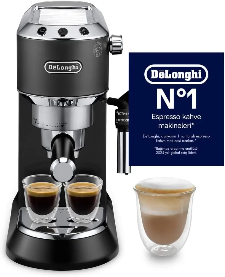 De’Longhi Espresso ve Cappuccino Profesyonel Kahve Makinesi - Aydarya Store mutfak ve çeyiz koleksiyonu, 2. görünüm