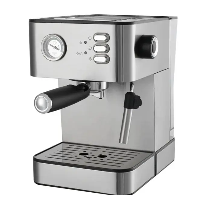 Hoffmans HM-686 Paslanmaz Çelik Elektrikli Espresso & Kahve Makinesi - Aydarya Store mutfak ve çeyiz koleksiyonu